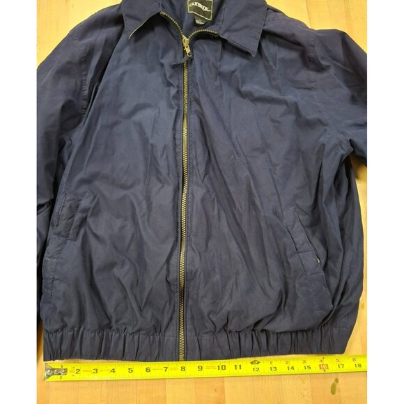 Vintage Outbrook Men's Dark Blue Jacket With Inside Pocket, Size Large, EUC - Picture 3 of 8